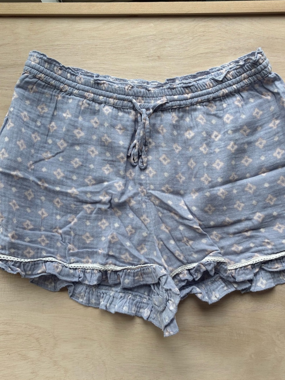 Rachel Zoe 100% Cotton Boho Floral Drawstring Shorts Med
Lounge Vacation Coverup